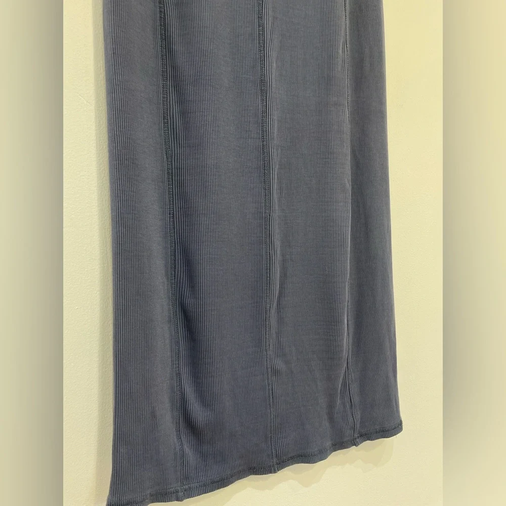 ACNE STUDIOS Rib Knit Midi Skirt | Minimalist Scandi Stretch XS - Picture 6 of 13